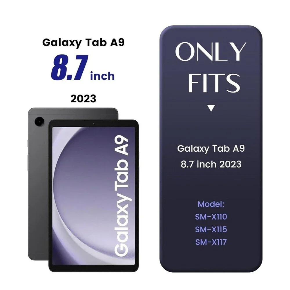 INFILAND Compatible with Samsung Galaxy Tab A9 case 8.7 Inch 2023
